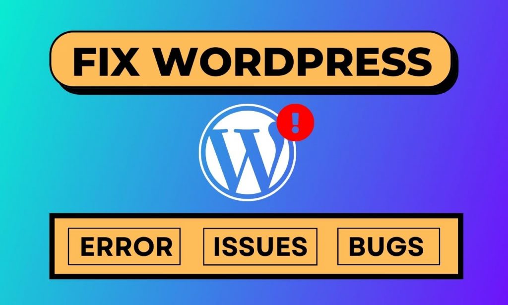 Wordpress errors